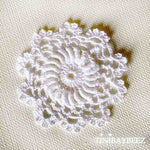 Load image into Gallery viewer, White Mini Doily-Set of 6 -Crochet Mini Doily -Cotton Doily-Craft Doily-White Doily-3 inch Doily
