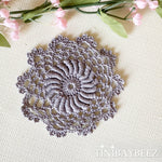 Load image into Gallery viewer, Apricot Mini Doily Set of 6-Crochet Doily -Craft Doily- 3&quot; Apricot Doily
