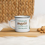 Load image into Gallery viewer, Best Friends Mug-Angel Mug-Friendship Mug-Enamel Mug-Camping Mug

