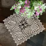 Load image into Gallery viewer, Square Doily-Crocheted Doily-Table Decoration

