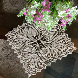 Square Doily-Crocheted Doily-Table Decoration
