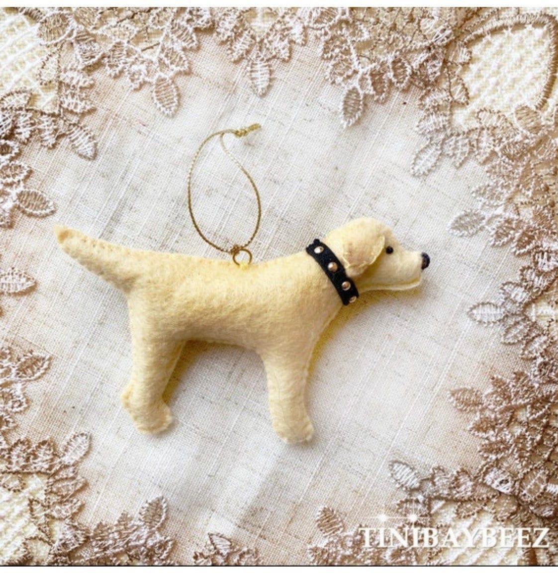 Dog Ornament- Labrador Retriever Ornament-Black Lab-Yellow Lab-Chocolate Lab-Lab Lover Gift-Felt Dog Ornament