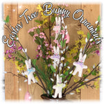 Load image into Gallery viewer, Easter Tree Bunny Ornament
