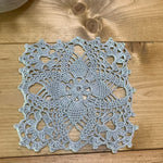 Load image into Gallery viewer, Mint green Square Doily-Doily Set of 2 -5 1/2 inch Square Doily
