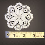 Load image into Gallery viewer, Micro Crochet Doily- 2 7/8 “ Dollhouse Mini Doily
