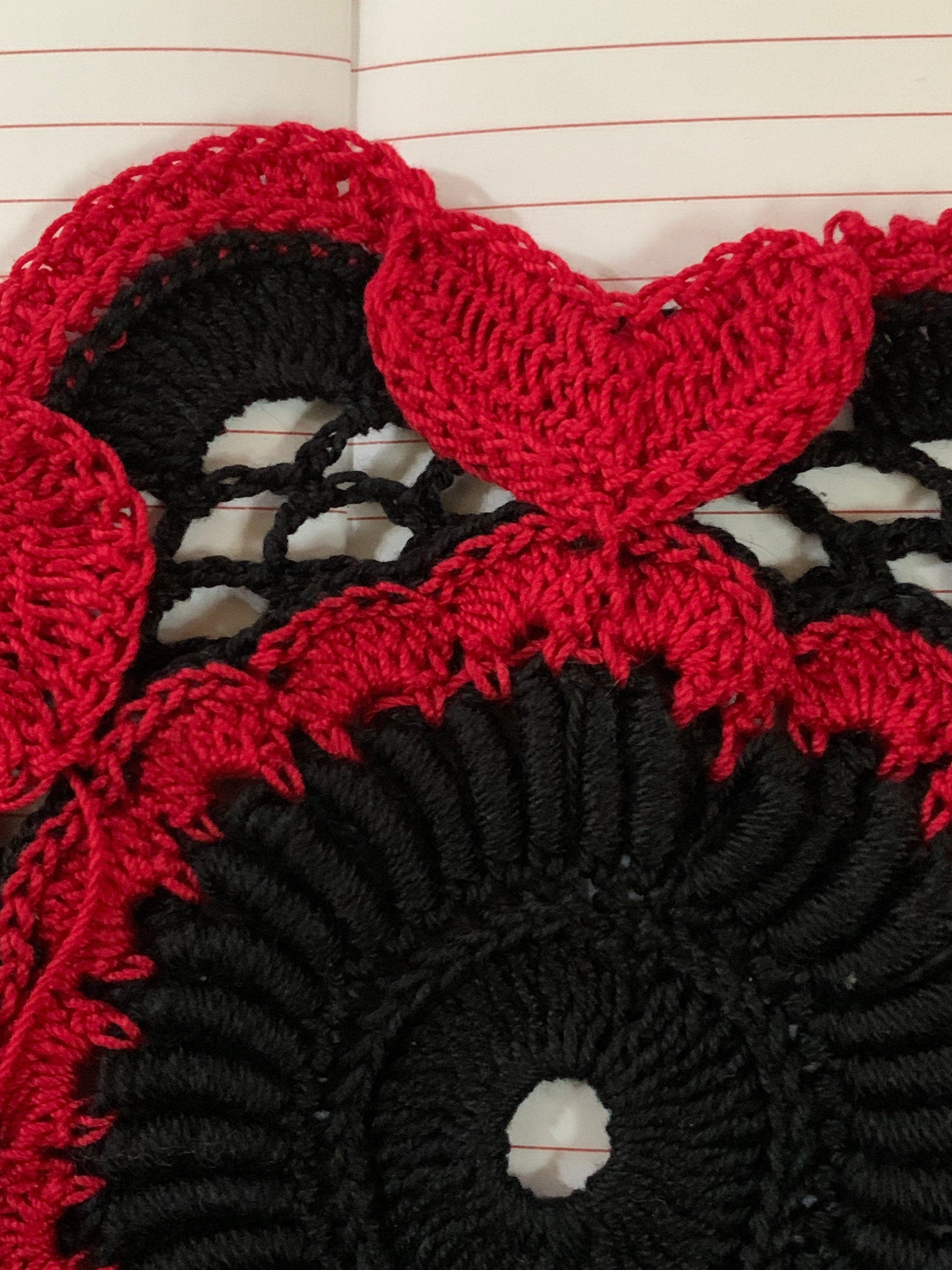 Digital Crochet Pattern for Be my Valentine Heart Doily-PDF Pattern-Instant Download