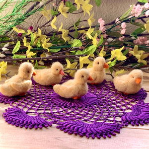 Easter Chick Ornament-Duckling Ornament-Easter Decoration-Easter Ornament-Needle Felted Easter Ornament