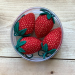 Load image into Gallery viewer, Needle felted Strawberry Ornaments-Strawberry Decoration-Strawberry Gift
