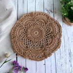 Load image into Gallery viewer, 8” Mocha Round Doily
