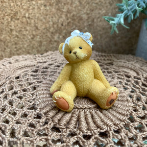 Vintage Collectible Teddy Bear by Priscilla Hillman “December” Avon Exclusive
