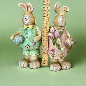 Mr. & Mrs. Easter Bunny- Set of 2