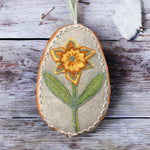 Load image into Gallery viewer, Felt Spring Flower Egg Ornament with Beads-Pin Cushion
