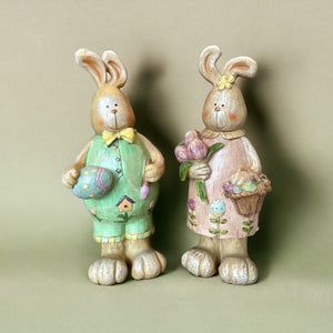 Mr. & Mrs. Easter Bunny- Set of 2