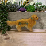 Load image into Gallery viewer, Personalized Golden Retriever Ornament
