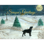 Load image into Gallery viewer, Pack of 10 Labrador Retriever Christmas Cards with Envelopes
